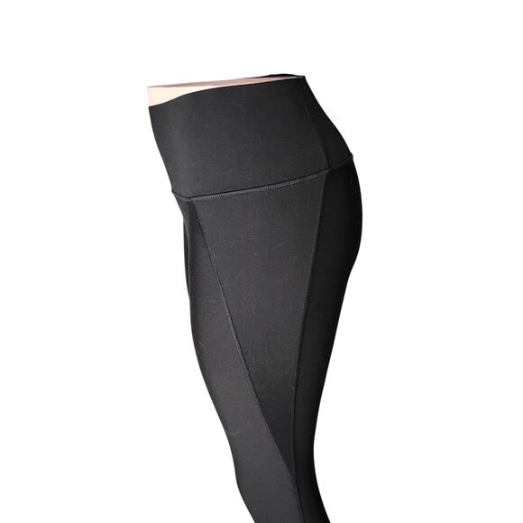 Old Navy Active Powerpress Leggings Black Small High Rise Go Dry Full Length - Picture 5 of 9